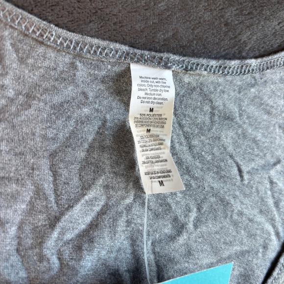 Gray Stay Okie Tank Top Women's Size M Sleeveless‎ Casual Oklahoma Graphic Tee - Picture 3 of 5